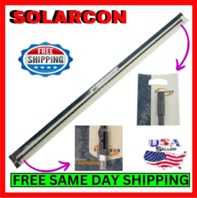 Solarcon 204B CB Antenna Fiberglass 4' Top Loaded Whip 750W Black Radio Car Kit — 第 1/4 张图片