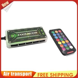 COOLMOON DC12V 5A RGB Color Remote Controller LED RGB Color Smart Controller UK - Afbeelding 1 van 9