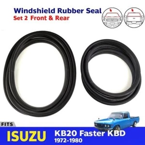 Windshield Rubber Seal Set 2 Fits Isuzu KB20 Faster Chevrolet LUV 1972-80 PU07 - Picture 1 of 7