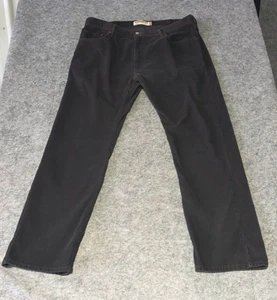Pantalones para hombre Levi's 505 talla 40x32 calce recto terciopelo negro - Imagen 1 de 15