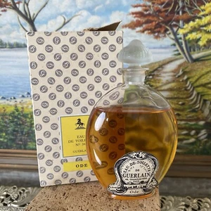 LEGGI Vintage Guerlain ODE Eau de Toilette EdT Splash Dolphin Flacon Goutte Bottiglia - Foto 1 di 8