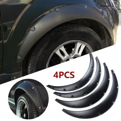 3.1"+3.5" Universal Flexible Car Fender Flares Extra Wide Body Wheel Arches Foto 1 de 4