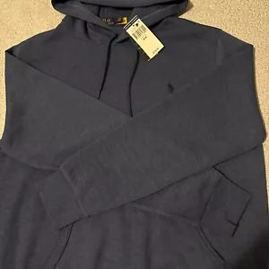 SET Polo Ralph Lauren Mens Pullover Hoodie Joggers Blue Heather Size M NWT - Picture 1 of 8