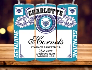 Charlotte Hornets Edelstahl NBA Reisebecher - 20 Unzen Budweiser Parodie - Bild 1 von 1