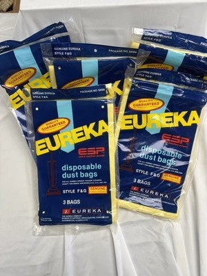 5 Packs Genuine Eureka Upright of 3 Type F&G Vacuum Cleaner Bags New #52320 - Image 1 of 4