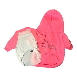 Dog Hoodie And Baseball Shirt American Apparel Pink Breast Cancer Awareness - Picture 1 of 12