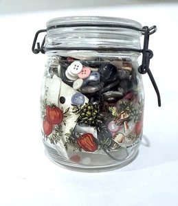 Vintage Spice Of Life Button Jar Vintage Buttons - Picture 1 of 12