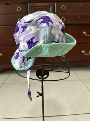Patagonia Bebé Niño Niña Sol Cubo Sombrero Con Correa para la Mentón 12 Meses Pez Púrpura Foto 1 de 4