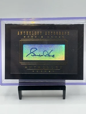 Antología Panini Gordie Howe 2014-15 automático #086/150 patio Red Wings Legend Foto 1 de 2