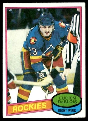 1980-81 Topps Lucien DeBlois Colorado Rockies #146 - Image 1 of 2