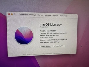 iMac 21,5 2011 Gaming , Win10/Macos  - Bild 1 von 6