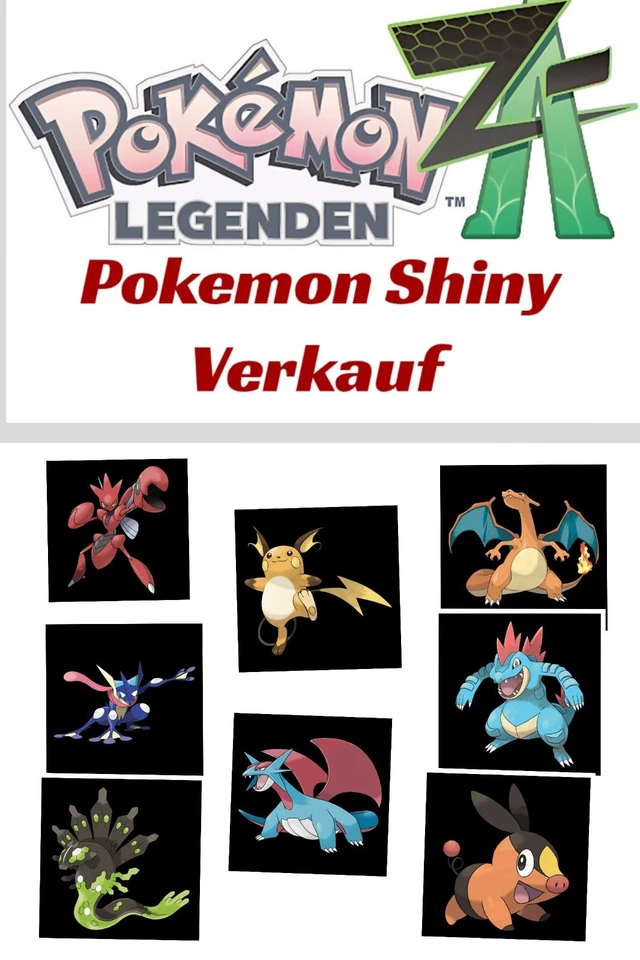 Pokemon Legenden Z-A Non Shiny /Shiny/ Versand ab 1-3 Tagen  - Bild 1 von 1