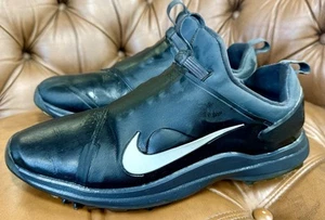 Men's Nike Tour Premiere Golf Fast Fit PGA Black&Silver Shoes Sz 12 #AO2241-002 - Picture 1 of 14