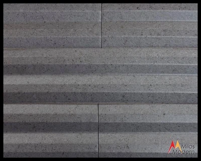 WOW Stripes Tile Black Graphite Stone - Spain 3x12 - 13 Pc/Box 48 Boxes Avail - Image 1 of 4