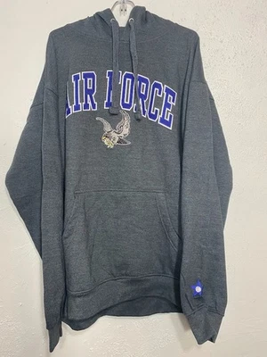 NWT Old Varsity Brand OVB Air Force AF Eagles Embroidered Gray Hoodie Size XL - Image 1 of 4
