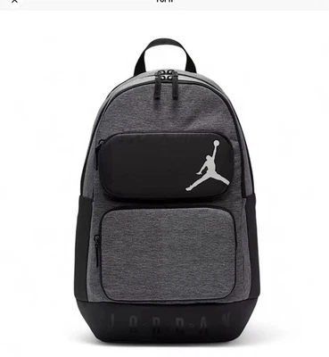 Air Jordan Essential  Black White Gray Backpack, One Size - Image 1 of 4
