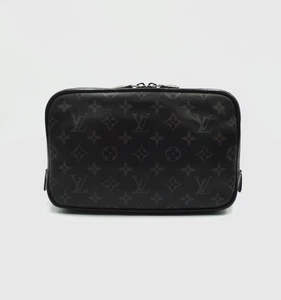 Louis Vuitton Monogram Eclipse Toiletry Pouch GM | AUTHENTIC ✅ - Picture 1 of 12