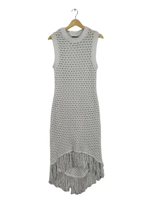 ASOS DESIGN Vestido tejido Mujeres Vestido Talla EU 38 gris claro look casual - Imagen 1 de 4