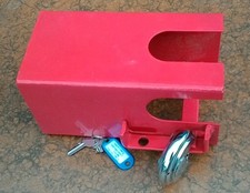 Hitch lock for caravan
