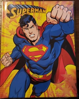 DC COMICS SUPERMAN 2016 40 PAGE PERSONALIZED DIARY BRAND NEW BY MONOGRAM - Image 1 of 2