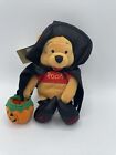 Disney Store WITCH POOH Beanbag 8&quot; Plush 2000 - Winnie the Pooh - New with Tags