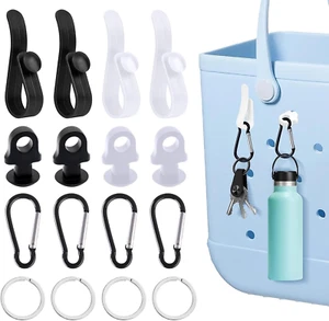 12 Pcs Hooks Compatible for Bog Bags Inserts Hooks Accessories for Bogg Bag Key - Picture 1 of 12