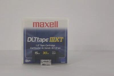 MAXELL DLTtape 1/2 inch tape cartridge 15/30gb 557m NEW FREE SHIPPING - Image 1 of 3