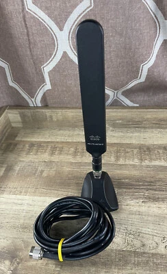 Cisco 4G/3G Antenna Stand Single Unit 4G-AE010-R Extension Cable+ 4G-LTE-ANTM-D  - Image 1 of 4
