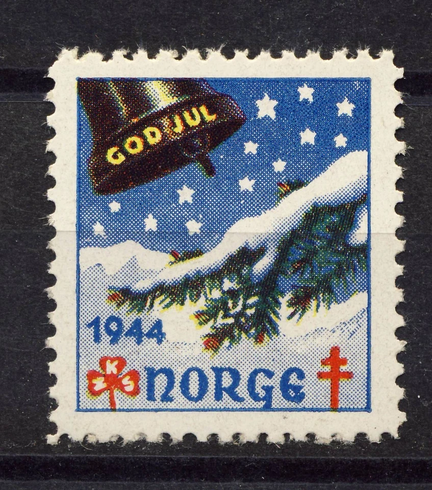 NORWAY . 1944 Christmas Seal - Mint Never Hinged - Image 1 of 1