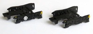 Pair of Bachmann TF25 wagon bogie frames spares for Freightliner HHA, JPA wagons - Foto 1 di 2