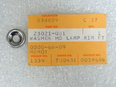 Kawasaki NOS NEW 23021-001 Head Lamp Light Rim Ring Fitting Washer B8 B8S B8T Foto 1 de 2