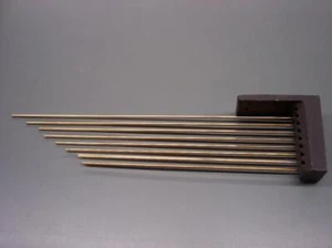 NEW TRIPLE CHIME CLOCK CHIME RODS WITH BLOCK - movement service repair parts - Picture 1 of 6