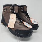 Nevados Steel Toe Boots Mens 11 Brown Logo Lace Up Foundation Evo Work Shoes