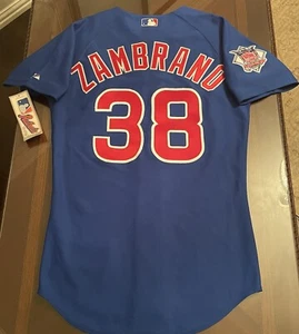 Autographed Carlos Zambrano Chicago Cubs Authentic On-Field Majestic Jersey 40/M - Picture 1 of 17