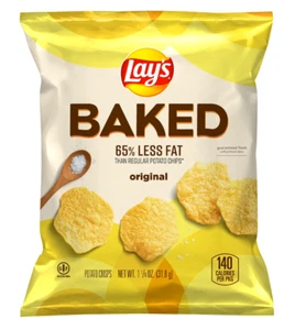 LAYS Baked Original Potato Crisps, 1.125 oz bags (Pack of 16) - Picture 1 of 2