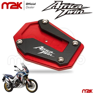 PIASTRA ESTENSIONE SUPPORTO CAVALLETTO LATERALE ROSSO AFRICA TWIN CRF 1000 1100 - Imagen 1 de 4