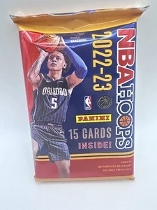 2022-23 Panini NBA Hoops Basketball Trading Cards - Sealed 15 Card Pack - Picture 1 of 5