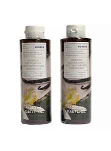 2 Korres Mediterranean Vanilla Blossom Renewing Body Cleanser Shower Gel 8.45 oz - Picture 1 of 4