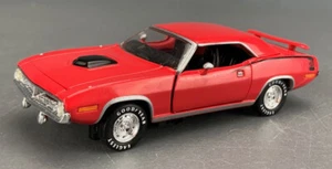 1:43 Road Champs Diecast 1970 Plymouth Hemi Cuda, Red D1325 - Picture 1 of 6