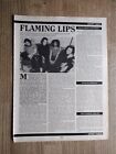 Flaming Lips  Discography - 3 Side Feature music 30 x 44 cm Scrapbook