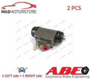 DRUM WHEEL BRAKE CYLINDER PAIR REAR ABE C54015ABE 2PCS I NEW OE REPLACEMENT