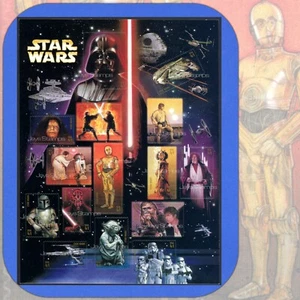 Star Wars 2007 genuino 30 aniversario como nuevo hoja de 15 sellos - sellado - #4143 - Imagen 1 de 3