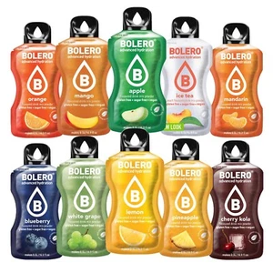 (116,60€/1kg) 50 Bolero Instant Getränkepulver Frucht Mix Sticks a 3g vegan - Bild 1 von 8