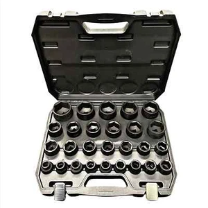 Tool Kingdom 27 Stck. 3/4" DR 6PT Schlagschrauber Steckschlüsselsatz  - Bild 1 von 3
