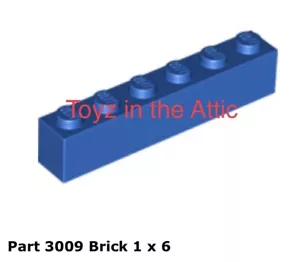 Lego 1x 3009 Blue Brick 1 x 6 6931 FX-Star Patroller - Picture 1 of 1