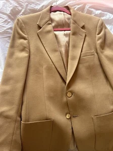 Abrigo deportivo de lana Halston talla 38 hecho en EE. UU. para Kutler Bro,s de colección ropa de lujo para hombre - Imagen 1 de 14