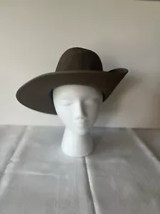 VINTAGE DUNKERLEY LTD. AKUBRA BUSH HAT 1956 Made in Australia Size 7 - Picture 1 of 7