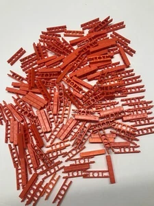 Lot Of Over 160 KNEX Orange Bulk Parts Pieces Lot Free Shipping - Picture 1 of 3