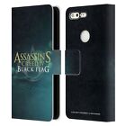 OFFICIAL ASSASSIN'S CREED BLACK FLAG LOGOS LEATHER BOOK CASE FOR GOOGLE PHONES