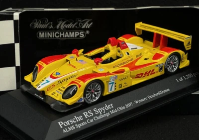 wonderful diecast-modelcar  PORSCHE RS-SPYDER MID-OHIO #7 ALMS 2007 WINNER 1/43 - Image 1 of 3